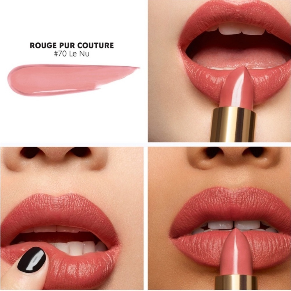 ✨YSL Rouge Pur Couture Mini Lipstick 70 + YSL NU Glow in Balm - Picture 5 of 10